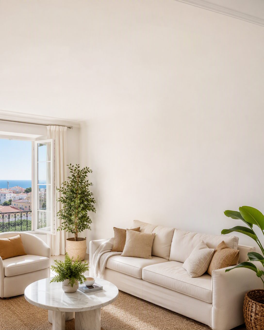 Appartement lumineux avec vue mer sur la Côte d'Azur